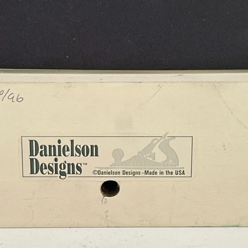 Danielson Designs Hand-Painted Frame Signed Didi Parkin 1996 Green Marbled